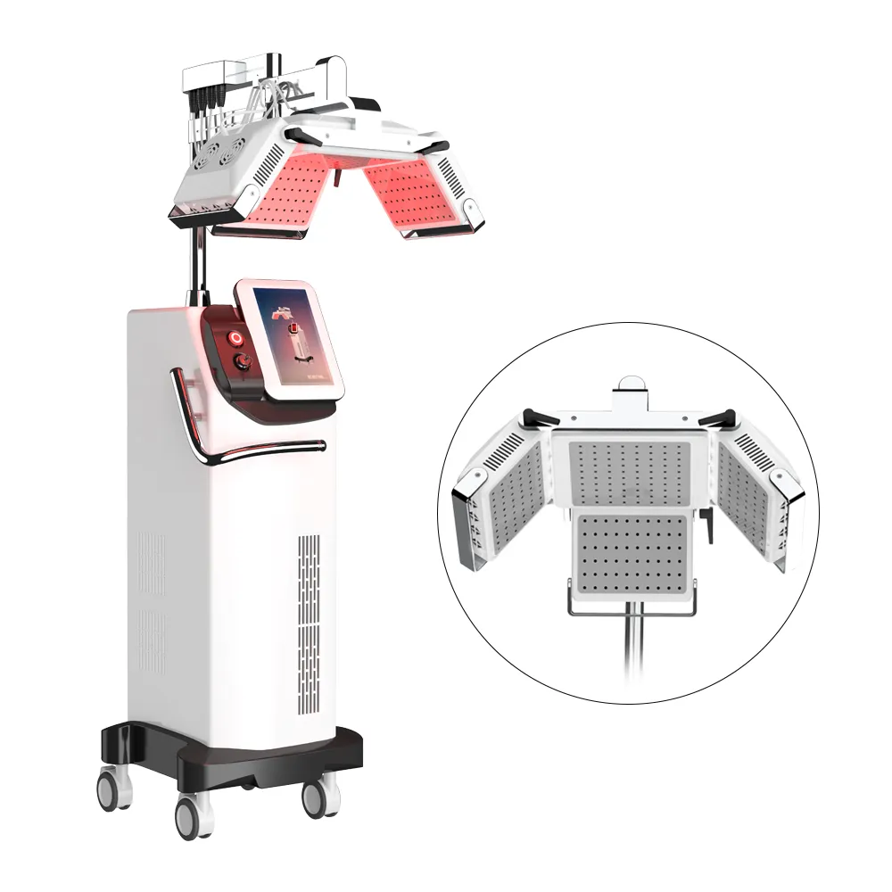 Máquina de regenharia de cabelo a laser pente de restauração Reddit de crescimento peludo com lâmpadas de diodo de 260pcs