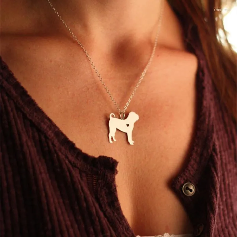 Shar Pei Tiny Pendant Necklace Cute Pet Charm For Women And Dogs D014 From Elegantmusk 12.44 DHgate.Com