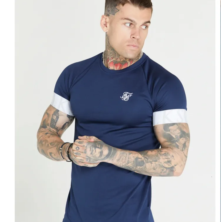 Camisetas Para Hombre Camiseta Informal Para Hombre Marca Sik