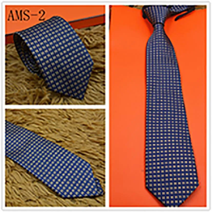 20 style Men's Letter Tie Silk Necktie Big check Little Jacquard Party Wedding Woven Fashion Design without box H20208g