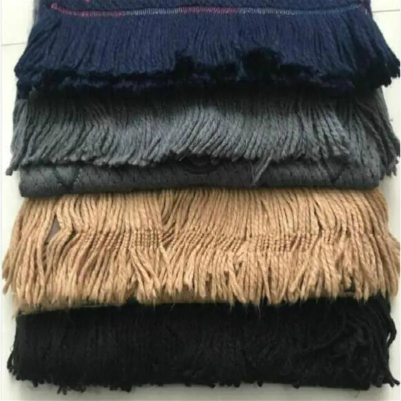 Date homme femmes mode foulards femmes hiver laine cachemire écharpe de haute qualité épais chaud longue écharpe 35 cm 180 cm A33ER305S