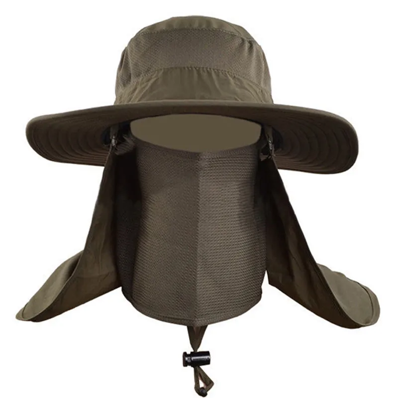 Large Conical Sun Block Outdoor Bucket Hat For Outdoor Activities