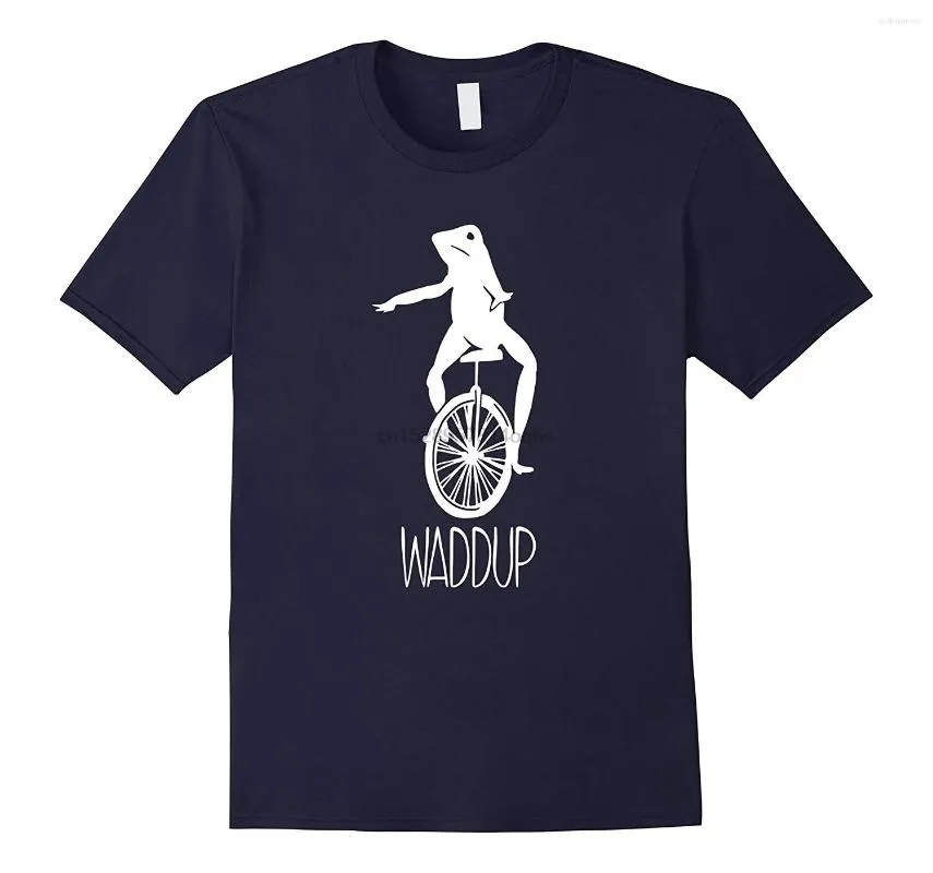 Herr t-skjortor män skjorta dat boi unicycle grod t-shirt-rt women tshirts