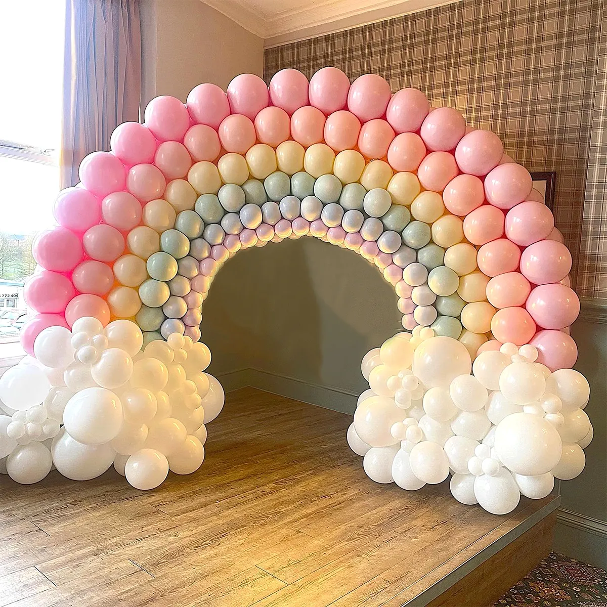 Classic Rainbow Balloon Garland Kit - Kids Rainbow Birthday Party