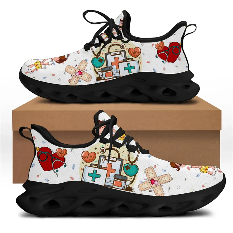 Cute white cheap nursing shoes