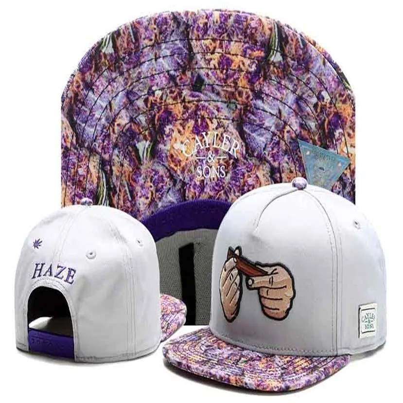 2017 Summer Cayler Sons Haze Kush Smoke Caps Caps Floral for Casquettes Chapeus Women Men Outdoor Snapback Hats Sport Fashio214S