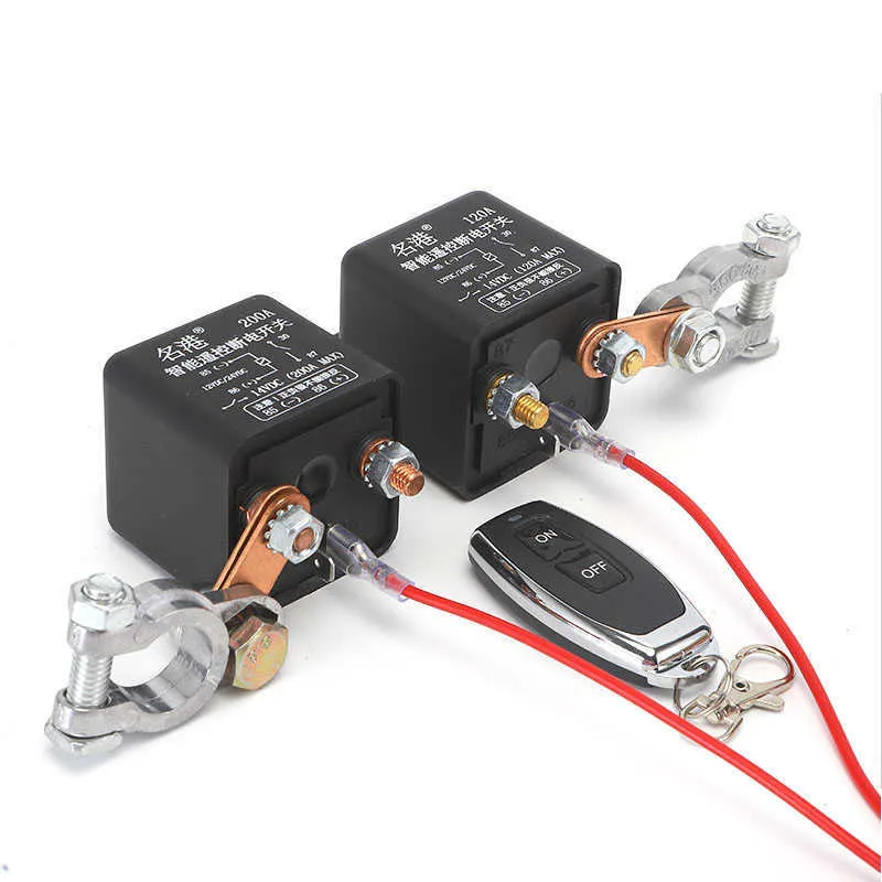 Yimiti Wireless Remote Battery Disconnect Switch Remote Control Cut Off Isolator Fobs 12v2 4w200a2 Keys