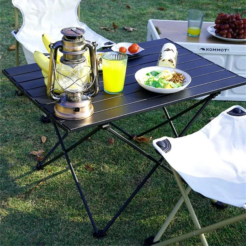 Meubles de Camp Table pliante ultra-légère Camping en plein air Portable charge élevée Superhard plage randonnée pique-nique siège outils de voyage bureau