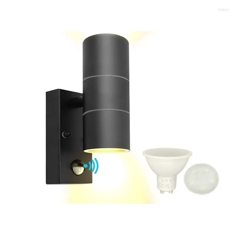 Lámparas de pared Luz de detección de movimiento inteligente WIFI Lámpara LED 5W Exterior Interior Jardín AutoSensor Decoración Iluminación