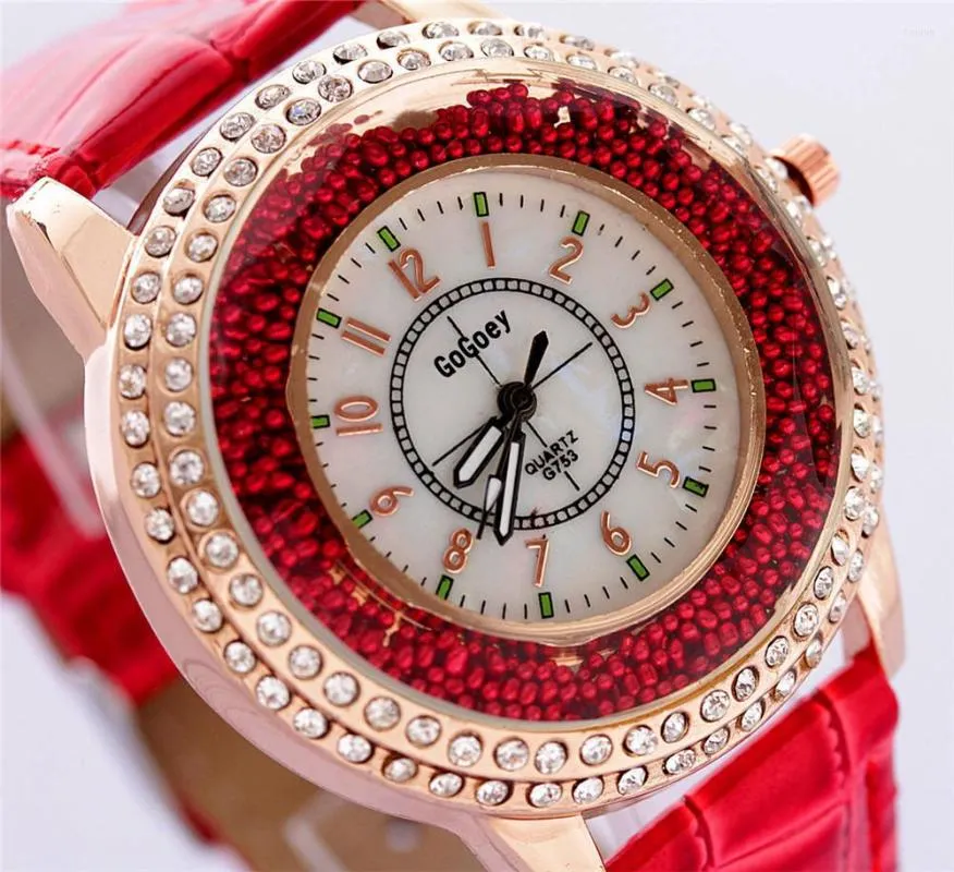 Montres-bracelets femmes Bracelet montres casual mode diamant Quartz Sport dames pierres précieuses colorées montre-Bracelet Mujer Reloje