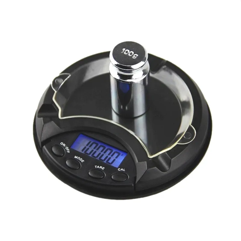 High precision 0.01g Pocket Digital Scale Jewelry Gold Balance Weight Gram LCD weighting Electronic Scales Ashtray shape