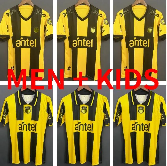 23 24 Uruguay Penarol Accueil Maillots de football Édition commémorative 2023 2024 Club Atletico Penarol C.RODRIGUEZ Gargano maillots de football loin troisième 131e kit hommes enfants