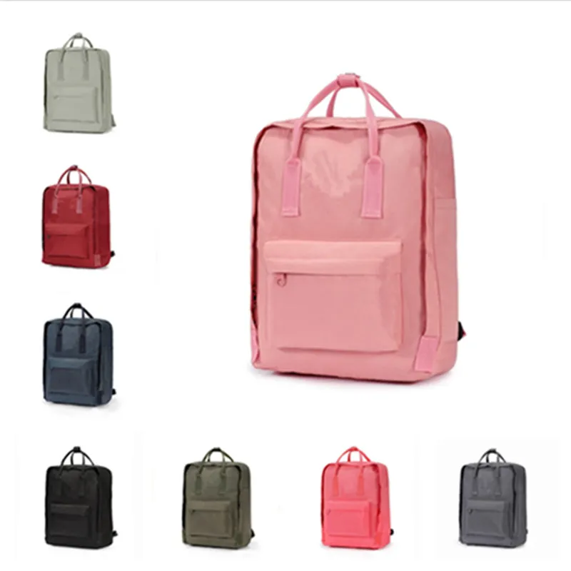7L 16L 20L klassisk ryggsäck för barn och kvinnor modestil designväska för ungdomsskolan canvas vattentät ryggsäck