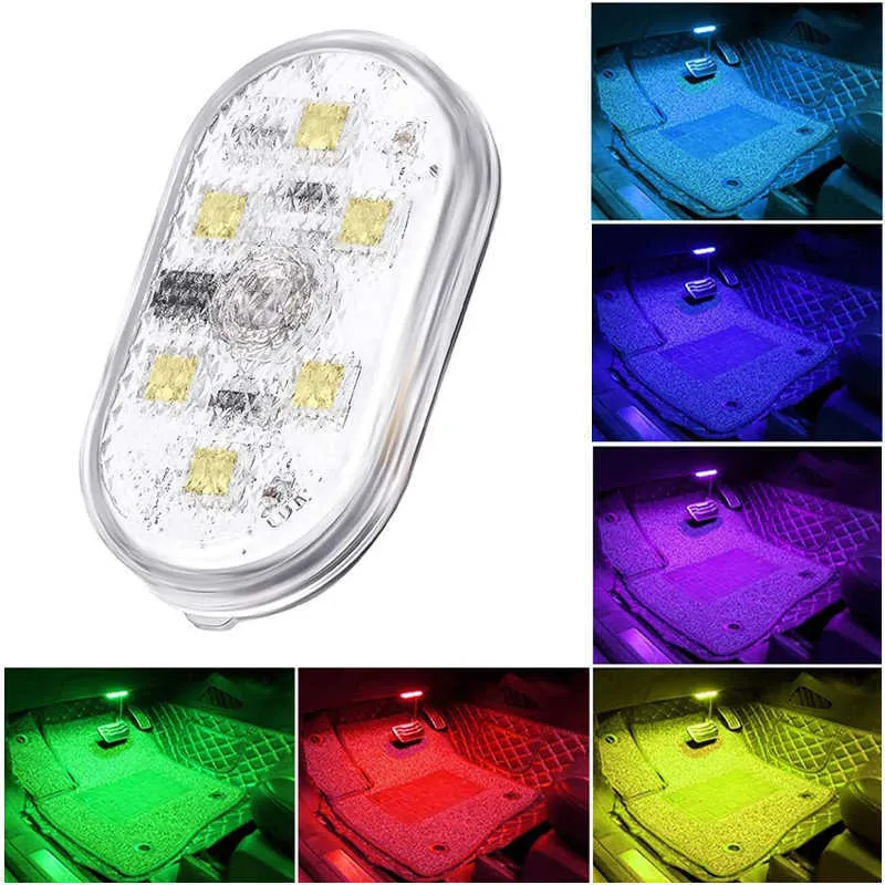 Mini LED Interior Mood Led Light For Bike USB Rechargeable