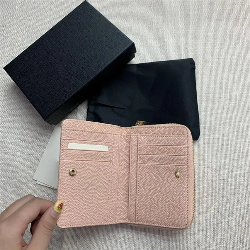 Designers de mode portefeuilles monogrammes compacts zip autour du portefeuille grain de portefeuille Poudre en plaqué en reathes Lady mini sac à main avec box320s