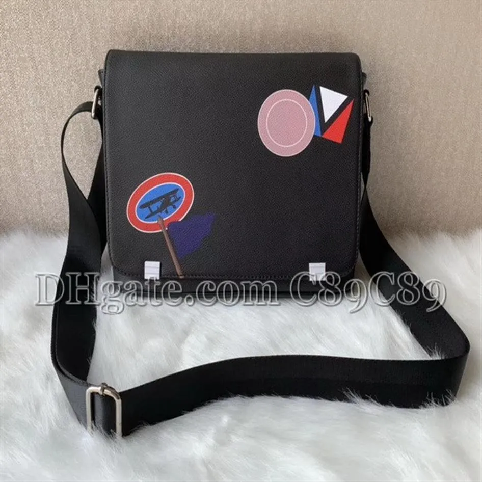 Klasyczne torby na ramię mody Mężczyźni Messenger Bags Cross Body Bag School Bookbag z torbą na kurz nr 897232264r