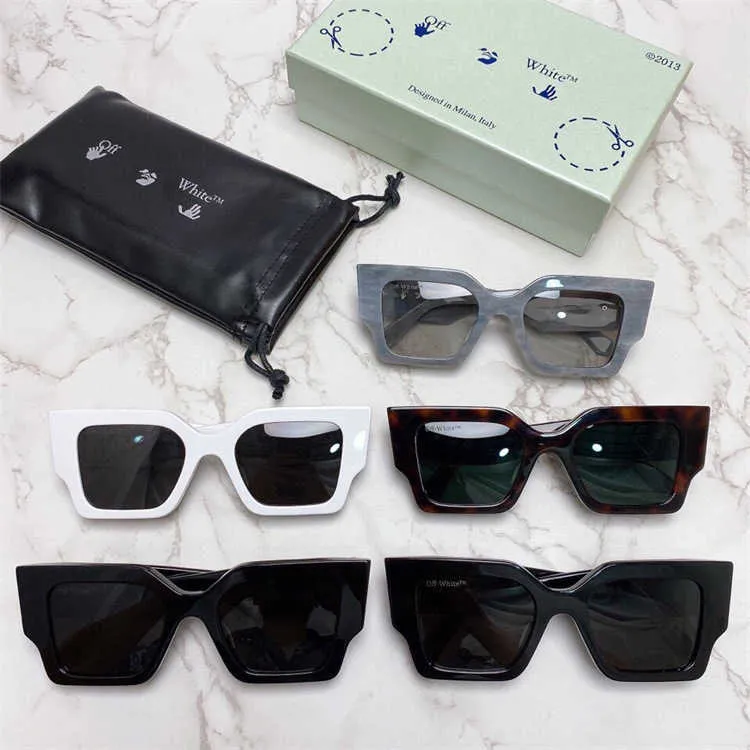Moda na okulary przeciwsłoneczne luksus 23 nowe męskie pudełko białe kobiety Oeri003 z logo