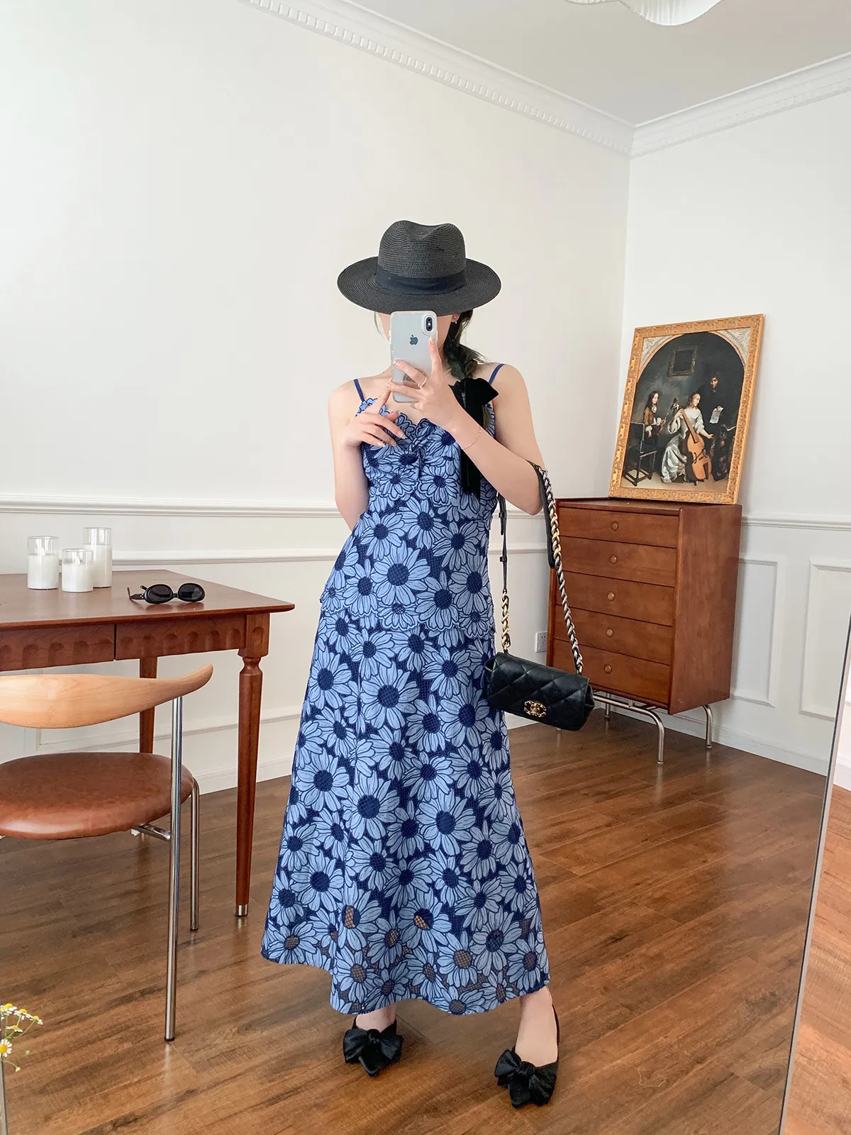 Women Daisy Guipure Flared Horn Hem Midi Slip Dress with V-Neck and Cap  Sleeves from Dhgate Basic & Casual Dresses - price 73.44