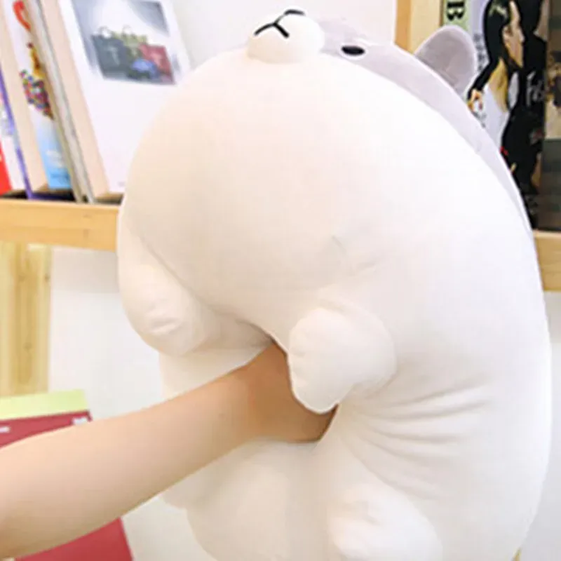 귀여운 Shiba Inu 개 플러시 장난감 40cm 어린이를위한 부드러운 동물 낮잠 베개 크리스마스 선물 Kawaii Valentine Present