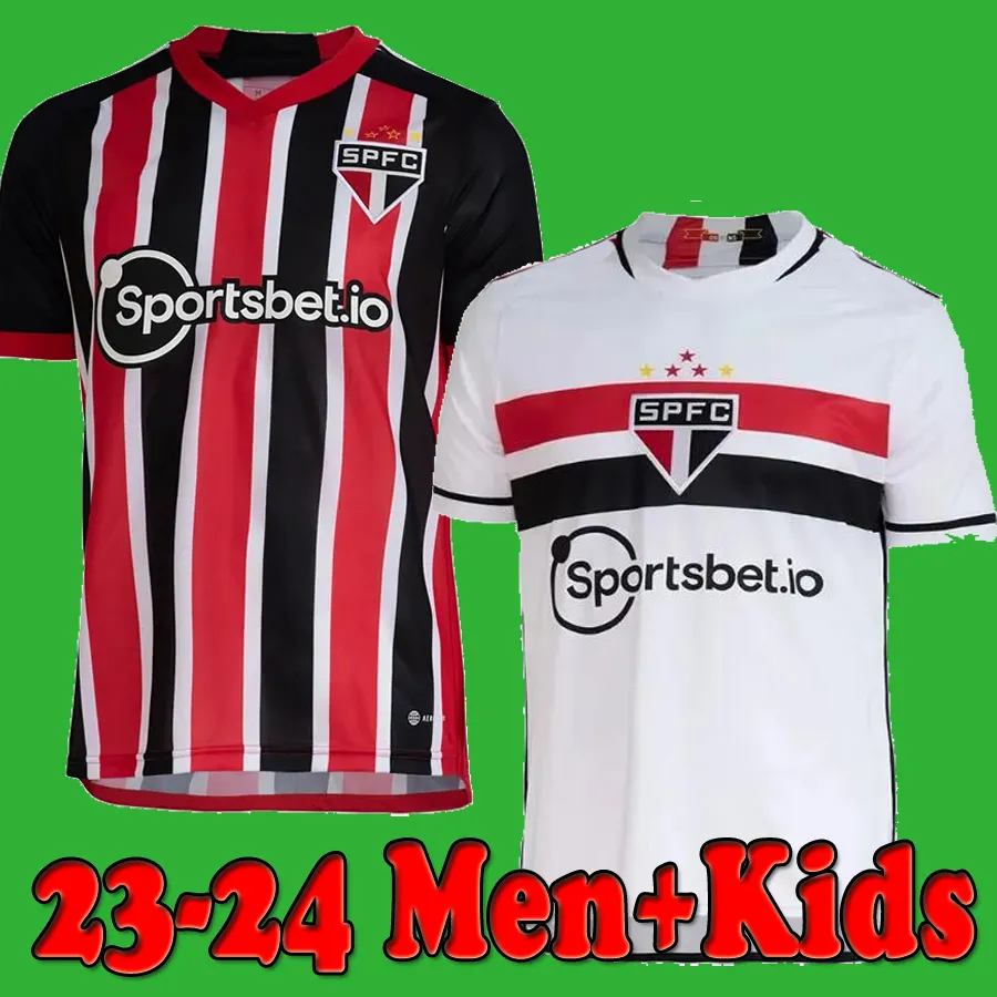 2023 Sao Paulo Fußballtrikot 2024 Sao Paulo Dani Alves REINALDO Pato Pablo Fußballtrikots 23 24 Home Weiß V. Bueno Hernanes Igor Gomes Fußballtrikots