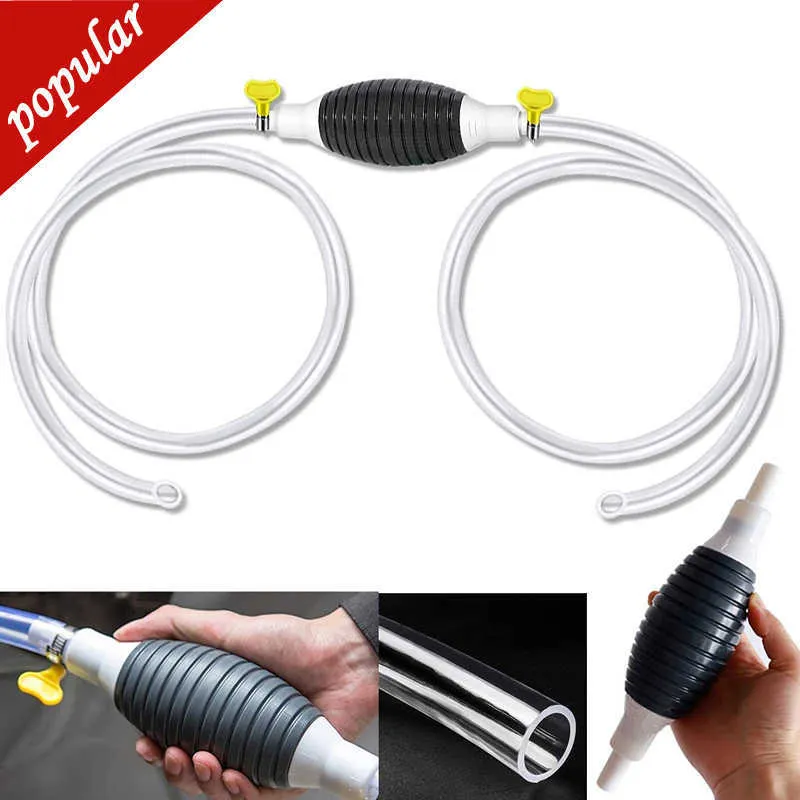 Pompe à carburant manuelle pour voiture portable Pompe à siphon manuelle  liquide à essence polyvalente 