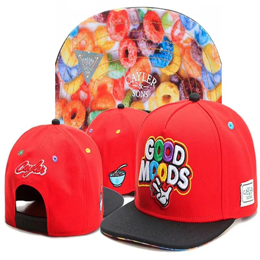 2017 Cayler Sons Good Moods Smoke Snapback Caps Baseball Регулируемые спортивные шляпы для мужчин Женщины Capetes Chapeus Wholesa246b