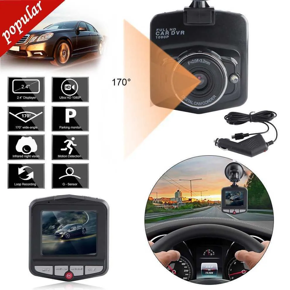 New Universal 2.4inch Full HD Lens 1080P Car Auto Camcorder DVR Vehicle Camera Video Recorder Dash Cam G-sensor