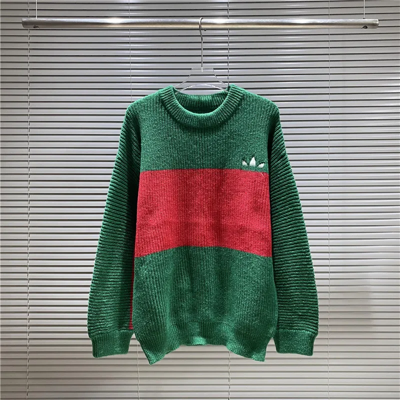 Mens Cotton Casual Stripe Knit Pullover Sweater Green Long Sleeve Scoop Neck Classic Style Daily Wear S 2XL From Brandmenswear 50.77 DHgate.Com