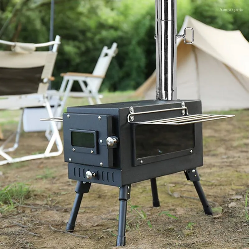 Camping Wood Stove Portable Firewood Stove Outdoor Tent Furnace
