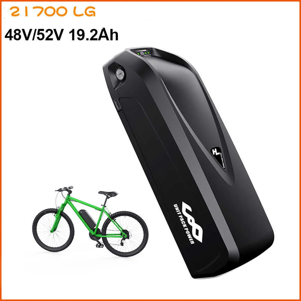 Bateria de bicicleta elétrica 48V Bateria Hailong 21700 36V 13AH 52V 14.4AH EBIKE LITHIUM ION PARA 1000W 750W