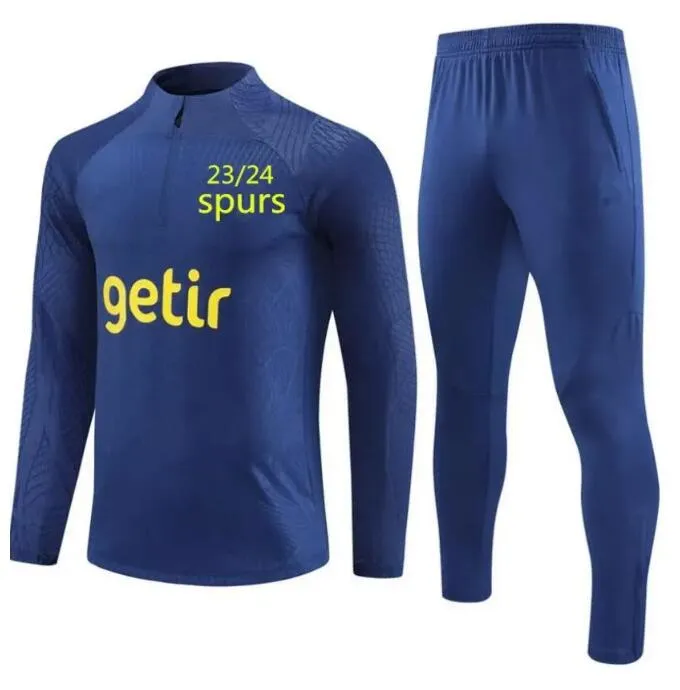23 24 Hot Spurs Soccer Tracksuit SET 21 22 TOTTENHAM Long Sleeve