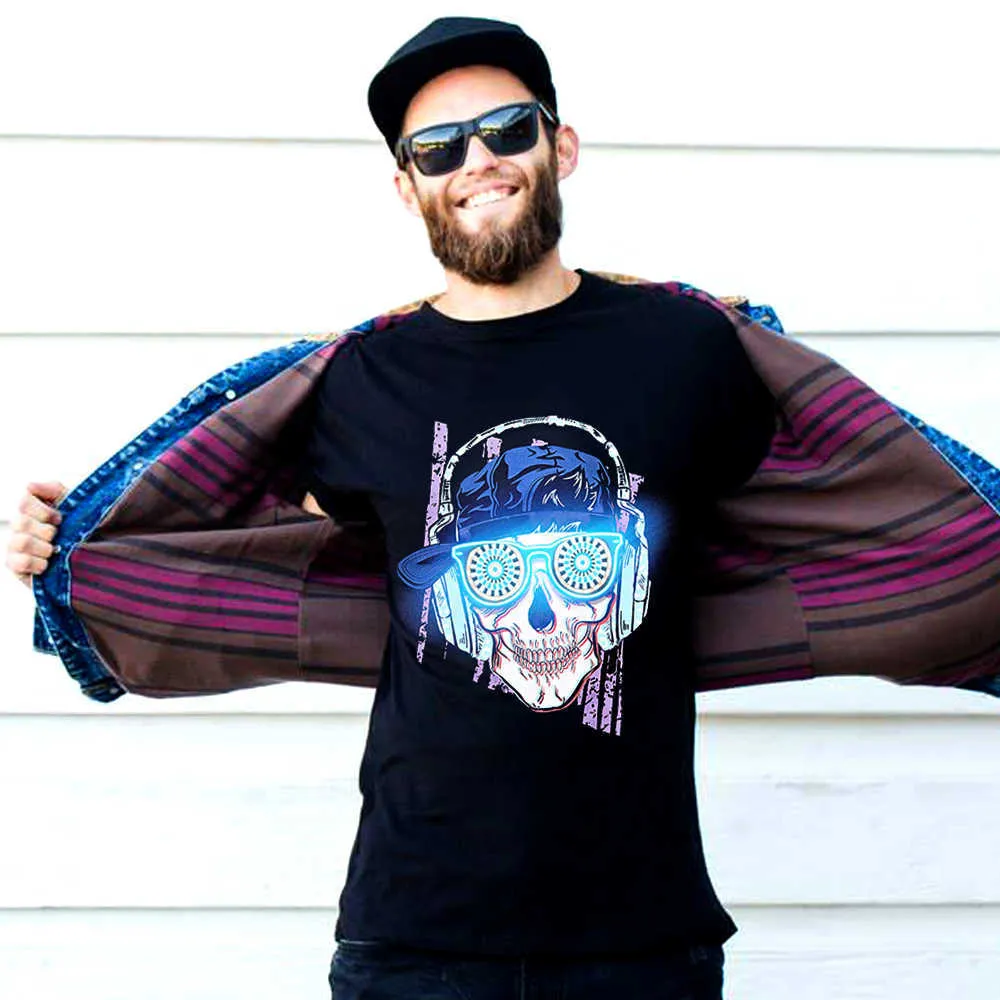 Mens led online t shirts