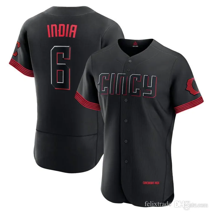 【 SALE！】MLB エリー・デラクルーズ　シティコネクト　ユニフォーム Elly De La Cruz Joey Votto 2023 Reds City Connect Jersey