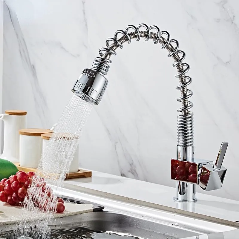 Rubinetti da cucina Acqua potabile flessibile I rubinetti delle merci per con rubinetto estraibile Spruzzatore Elettrodomestici Lavello Accessori