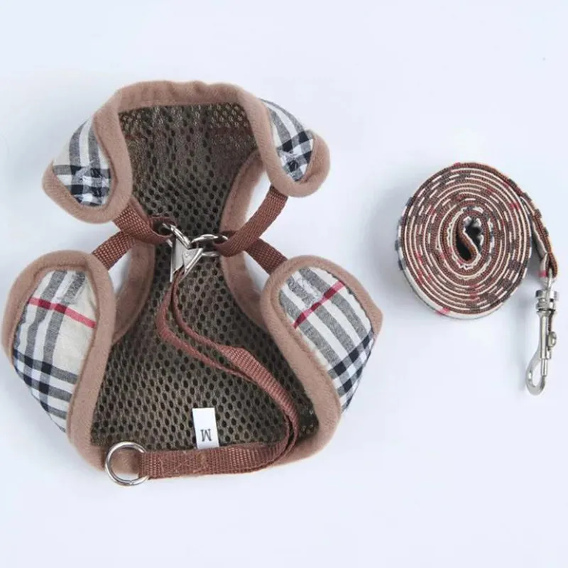 Designer Dog Accessories Pets Supplies Pet Chest Harness Restraint Dog Towing Rope Set Walking Dog Rope Cat Adjustable Dog Chest And Back