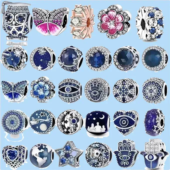 925 charm beads accessories fit pandora charms jewelry ladies fashion exquisite gift