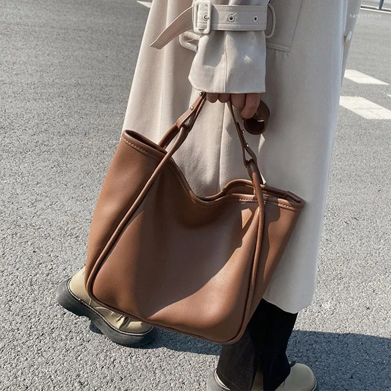 Abendtaschen Große Tasche Damen Schulterhandtasche Casual Tote Mode Mutter Preppy Leder Einkaufen 2023 Marke