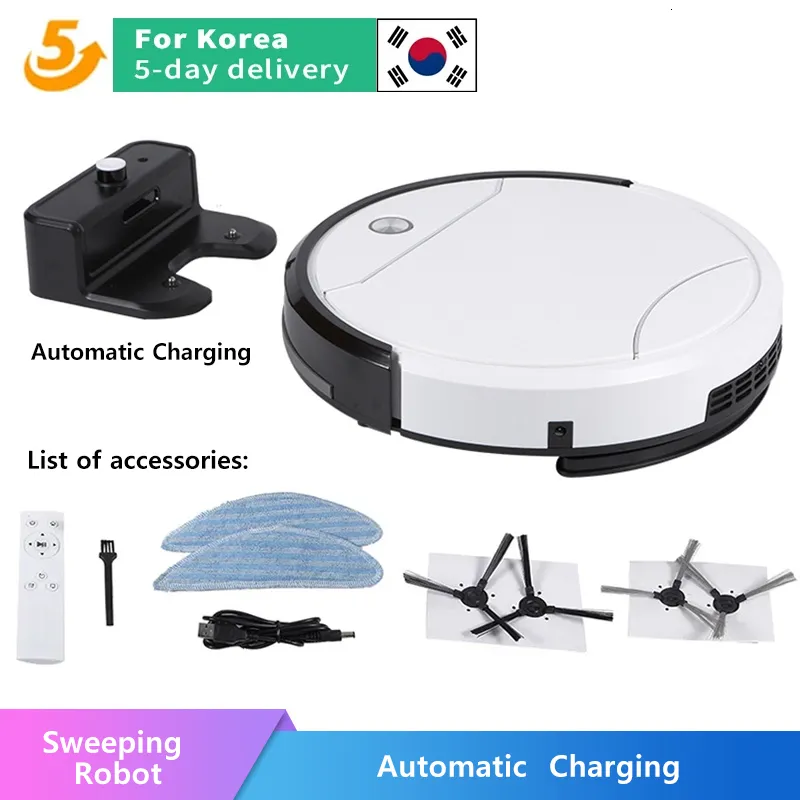 Robotic Vacuums Penyedot debu otomatis rumah Robot penyedot penyapu Remote Control pintar dapat diisi ulang 230515