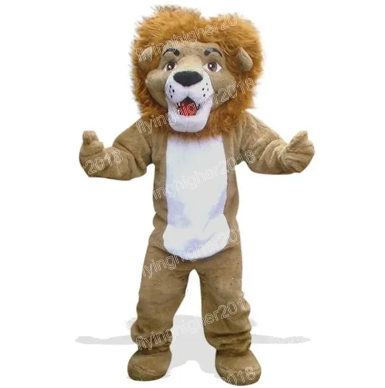 Costume Intero Da Leone Per Bambini – Tuta In Poliestere Con Cappuccio, Bottoni E Cerniera, Per Halloween, Carnevale, Feste, Taglie 80-110 Cm