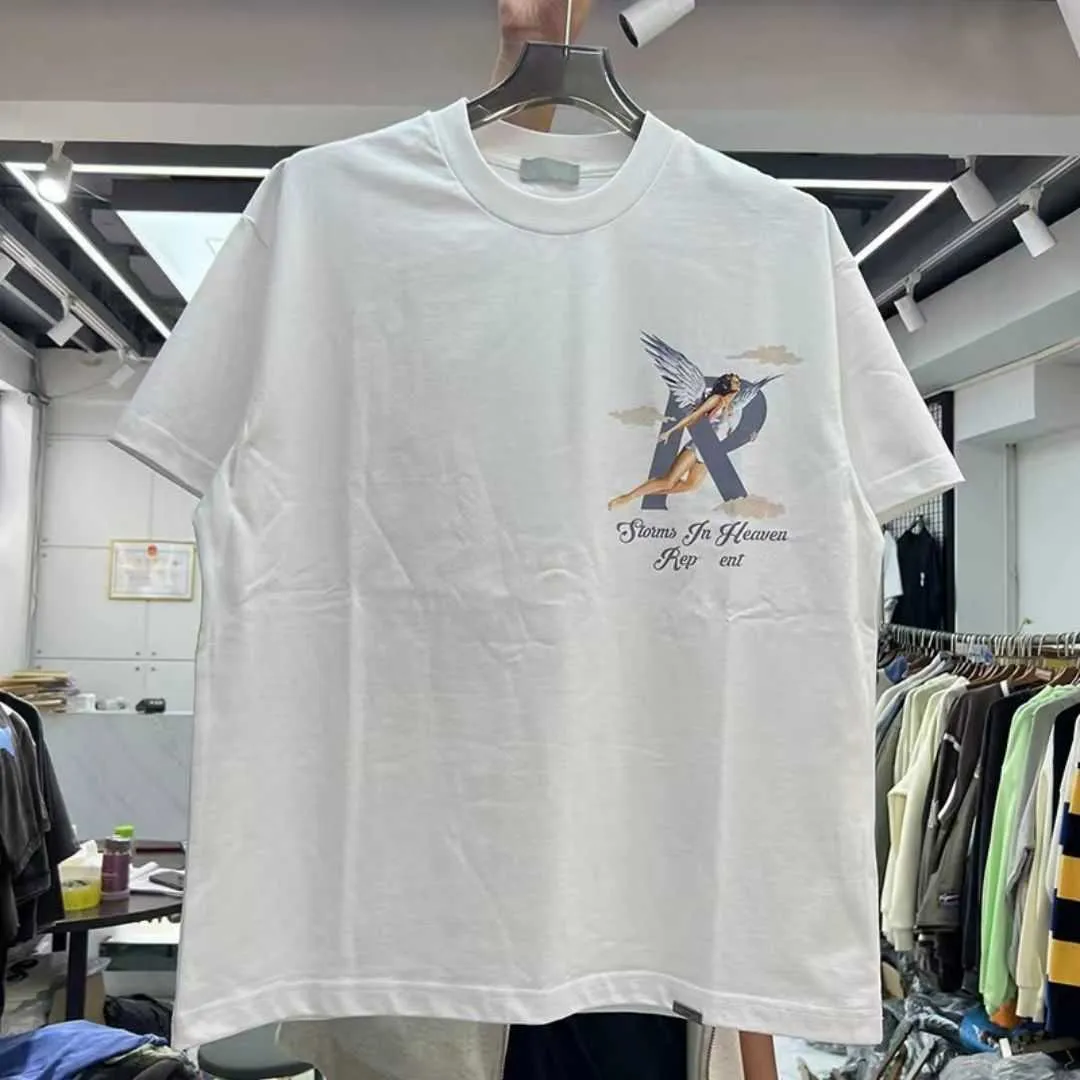 Reprezentant Reprezentuj projektanci Reprezentuj koszulę luźną popularną w brytyjskich markach modowych bawełny topy koszulka graficzna koszulki