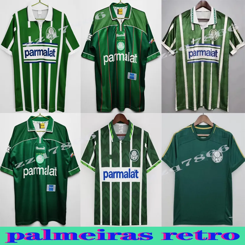 93 94 98 10 Palmeiras R. Carlos Retro Soccer Jerseys 1996 Edmundo Mens Zinho Rivaldo Evair Home Green Football Shirts Mens Uniforms Short Sleeve