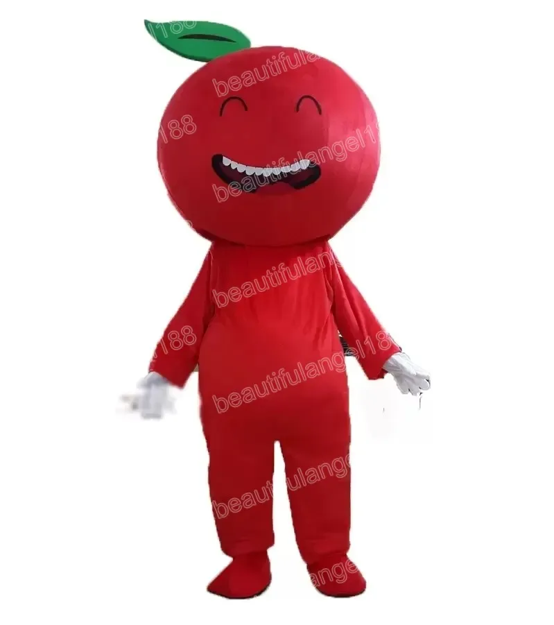 Noel Apple Maskot Kostüm Karikatür Karakter Kıyafet Takım Cadılar Bayramı Partisi Açık Karnaval Festivali Erkekler İçin Süslü Elbise Kadınlar