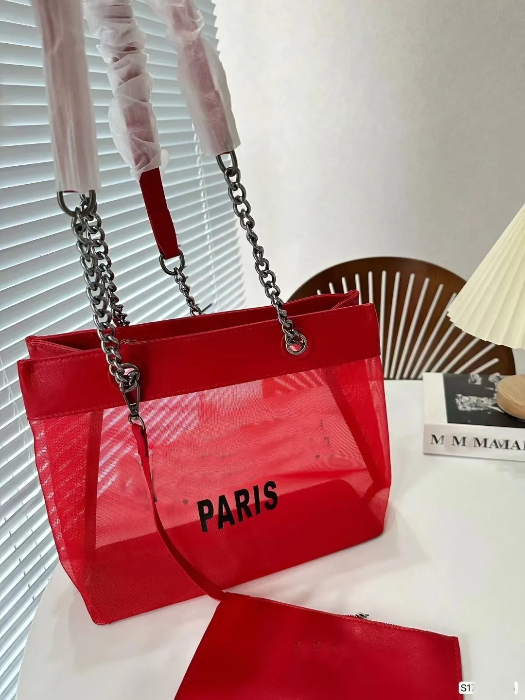 Sac transparent luxe cheap