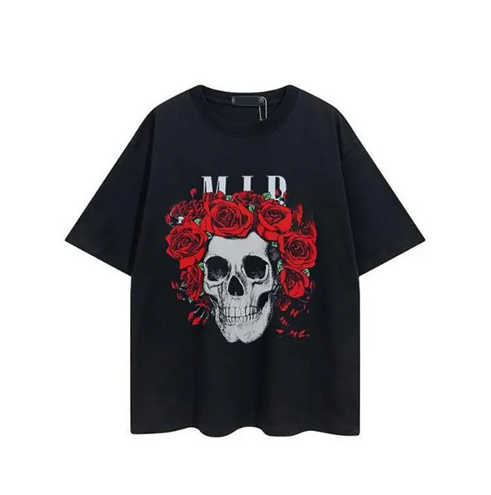 Hip amirly Tees Designer t Camicie oversize Moda Short Splash Ink Casual Graffiti Stampato Manica T-shirt Uomo Cotone Hop Streetwear Magliette Euro Taglia S-xl g2