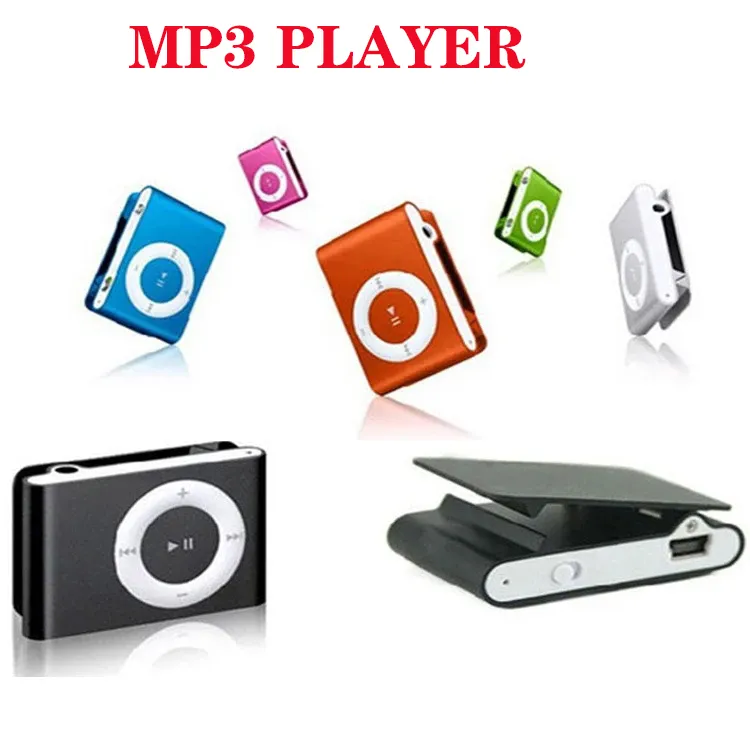 새로운 큰 프로모션 미러 휴대용 MP3 플레이어 미니 클립 MP3 플레이어 방수 스포츠 MP3 연주자 Walkman Lettore mp3