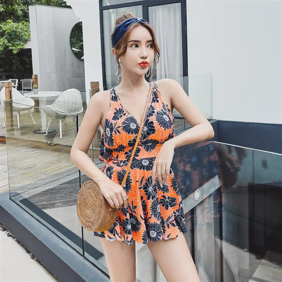 Frauen Bikini Push Up Neue Badeanzug Koreanische Version Stil Abdeckung Bauch Abnehmen Badeanzug316F