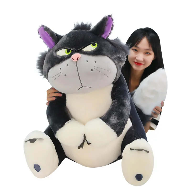 Lucifer Cat Evil Cat Anime Peripheral Plush Toy Doll Throw Pillow