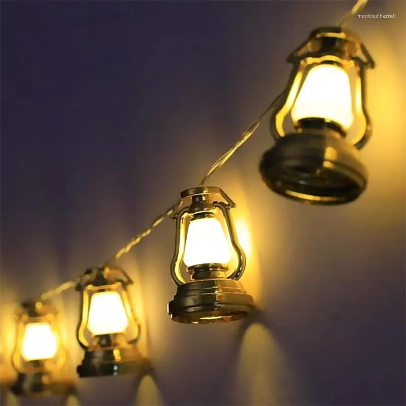 سلاسل LED Decoracion Oil مصباح خرافية ضوء في الهواء الطلق أضواء سلسلة في الهواء الطلق لعيد الميلاد حديقة حديقة حفل زفاف الإضاءة العطلة