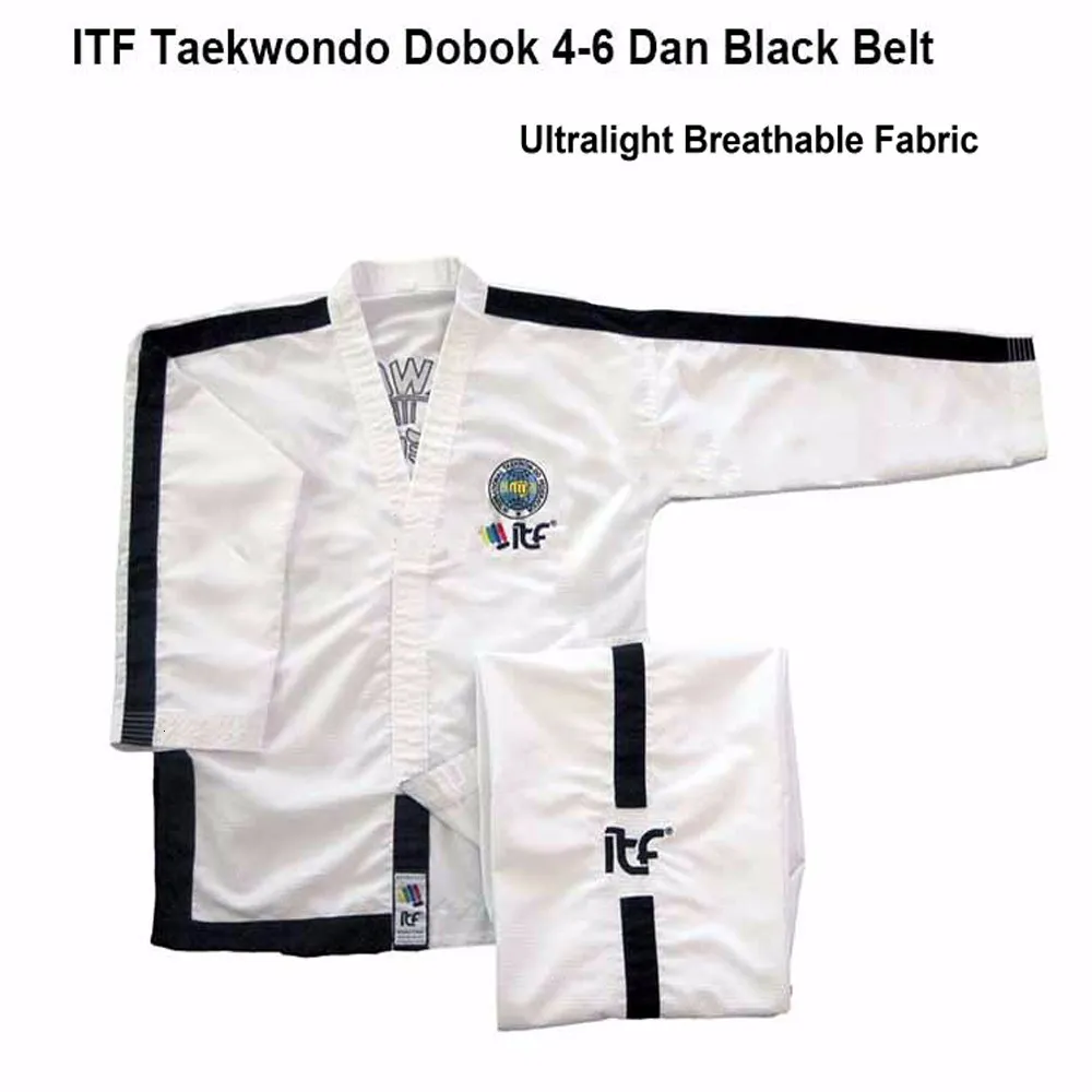 White/Black Dobok - Taekwondo