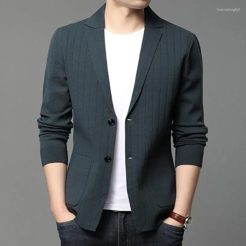 Mens suit sales cardigan